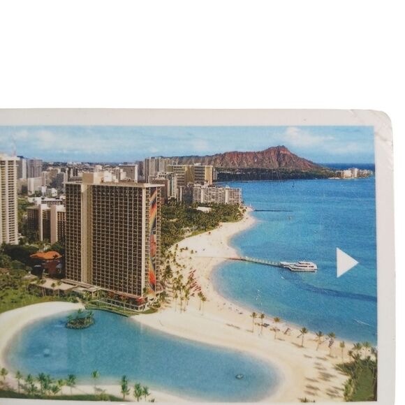 Hilton Hawaiian Village Waikiki Beach Resort Key Card Room Key Memorabilia - Picture 2 of 7